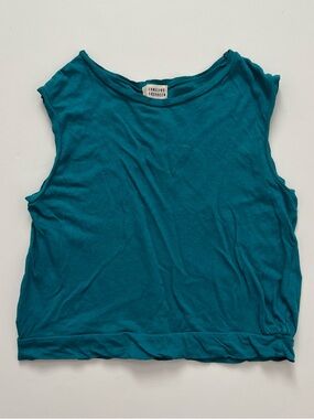 Long Live the Queen Teal Sleeveless Tank Top size 12